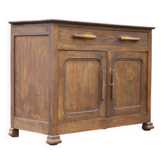 Low wooden sideboard, chest of drawers, storage unit, antique furniture