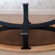 Oval coffee table/salon signed RAYNAUD - 1960s.