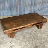 Solid oak coffee table