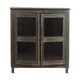 Buffet vintage en bois vert