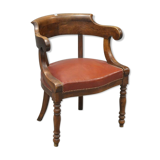 Louis Philippe leather office chair