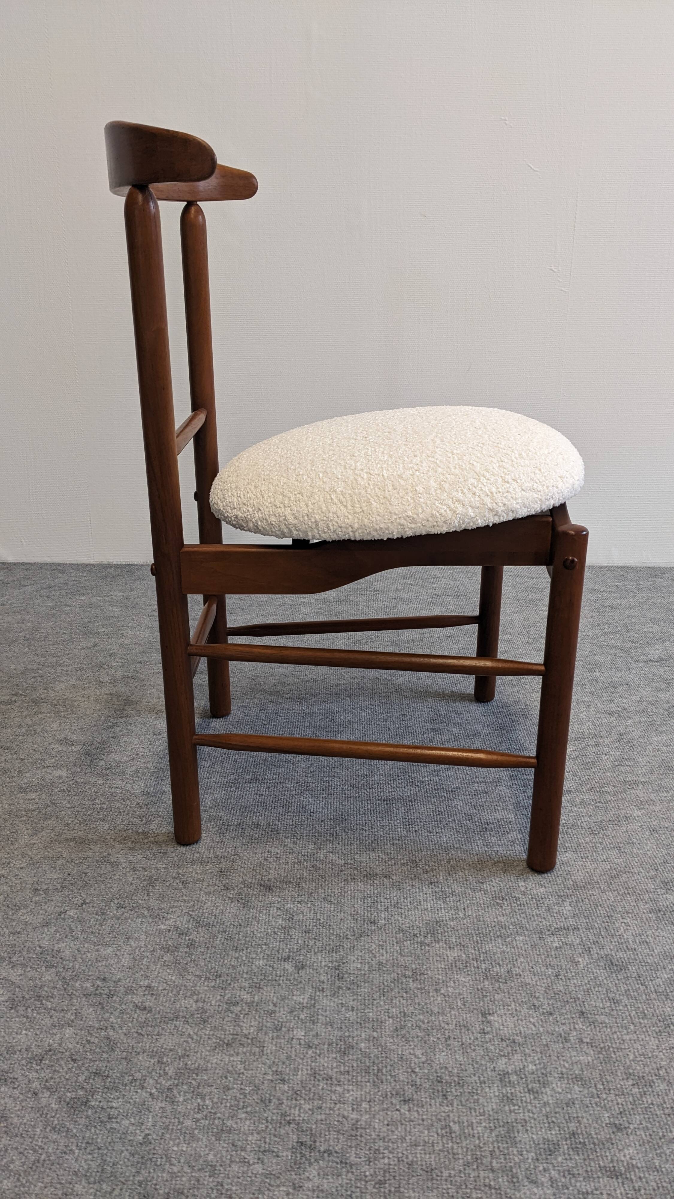 Set of 4 modernist chairs by Greta Magnusson Grossman, USA circa 1950.