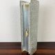 1960s frosted molded glass wall sconce