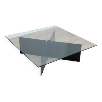 Grande table basse des années 80, design personnalisé par Helg & Albini Studio