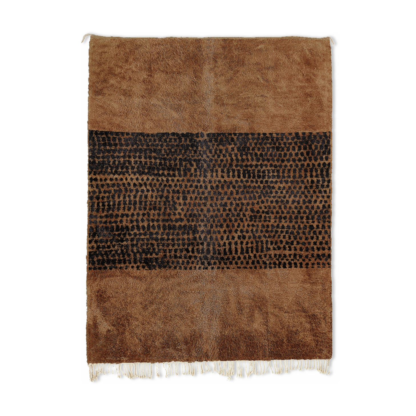 Moroccan carpet brown 180x150cm