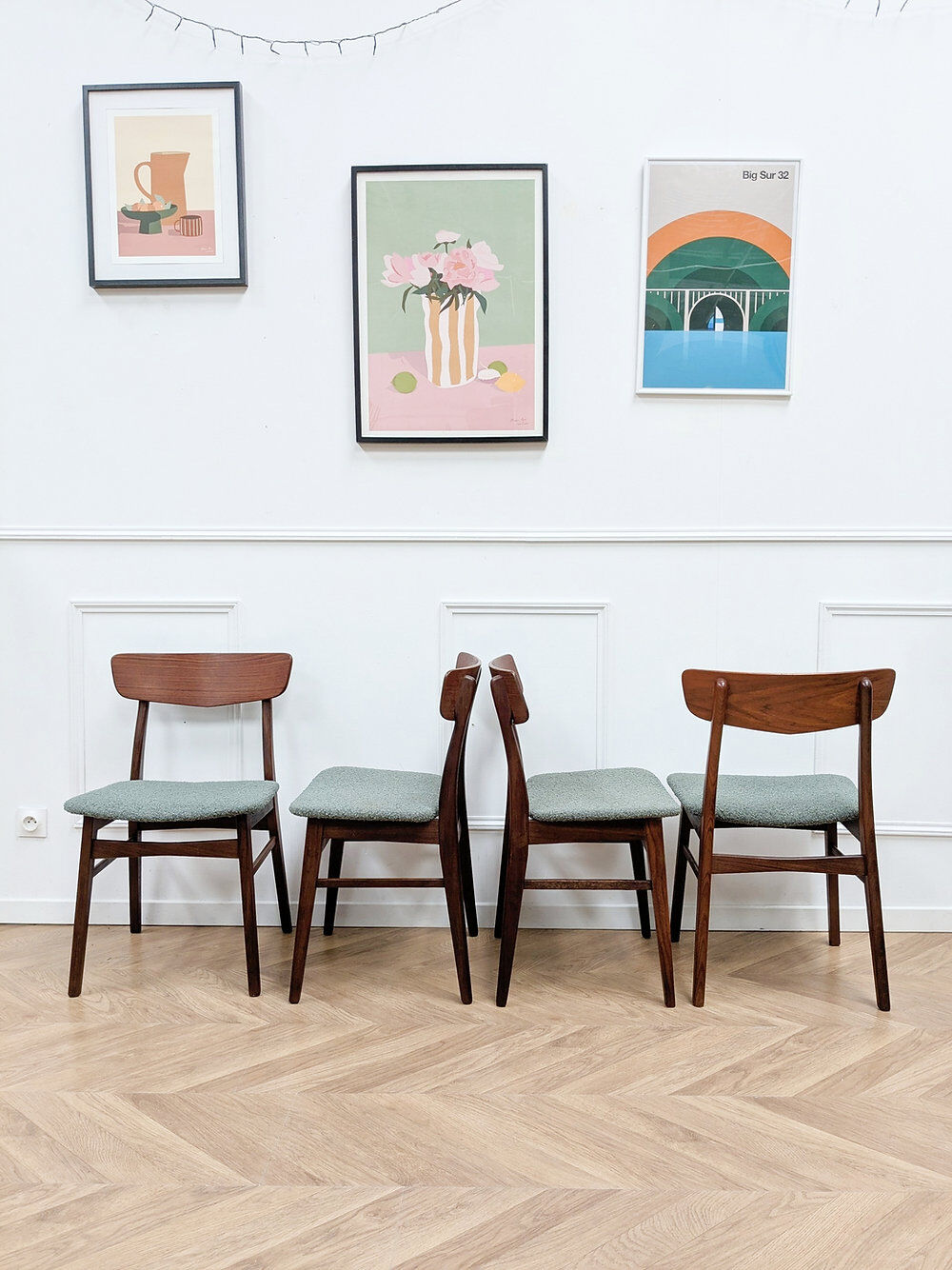 Lot de 4 chaises scandinaves
