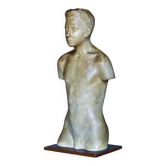 Buste de jeune homme Art Déco