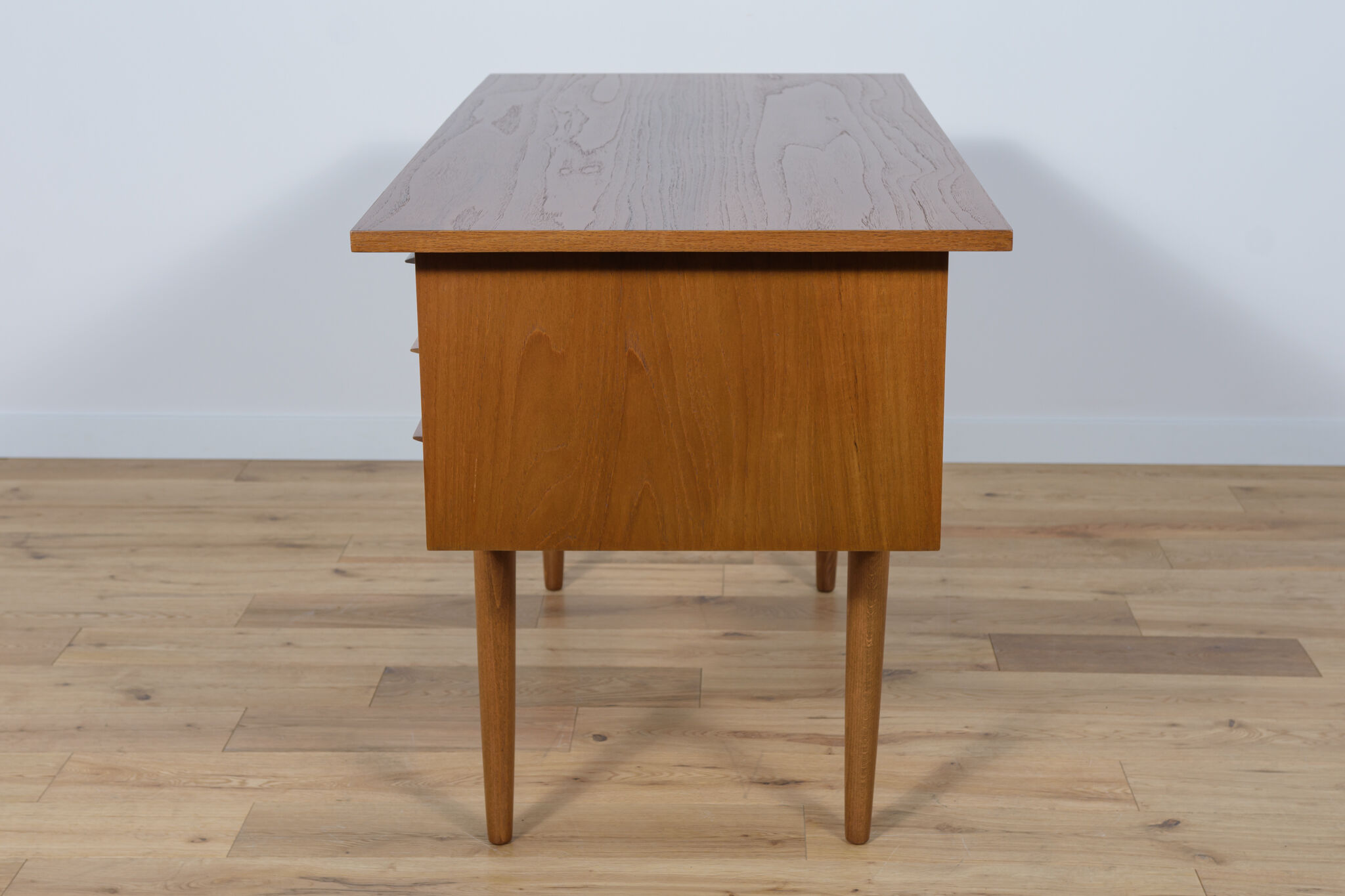 Mid-Century Freestanding Teak Desk, 1960s
