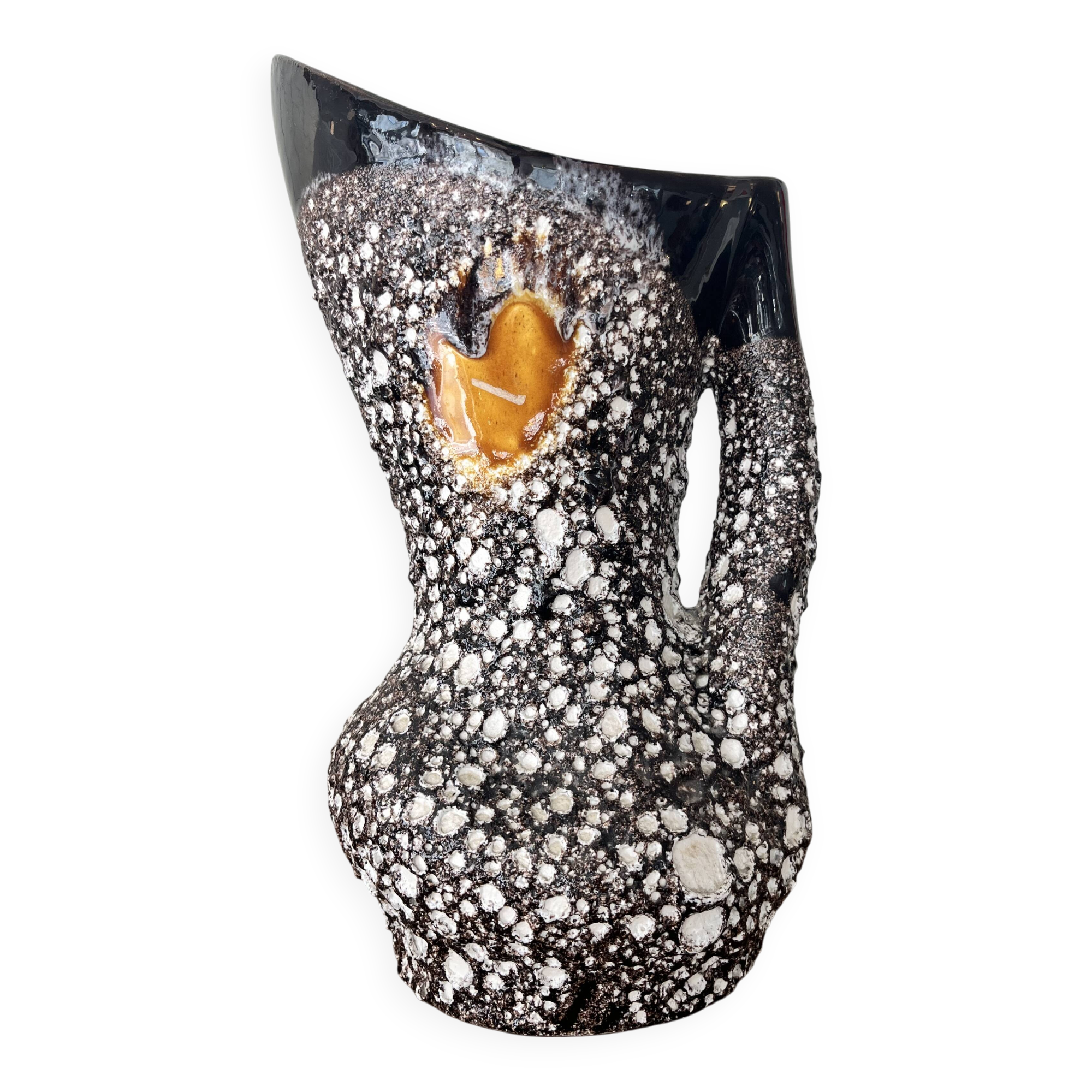 Pichet, vase en céramique écume de mer