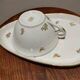 Limoges porcelain cup and tray: a selfish one