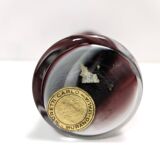 Purple and White Murano Glass Vase “Wave” by Carlo Moretti, Italy