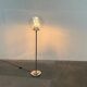 Spherical chrome and glass planetary floor lamp from the mid-century German space age by Doria Leuchten, 1960s.