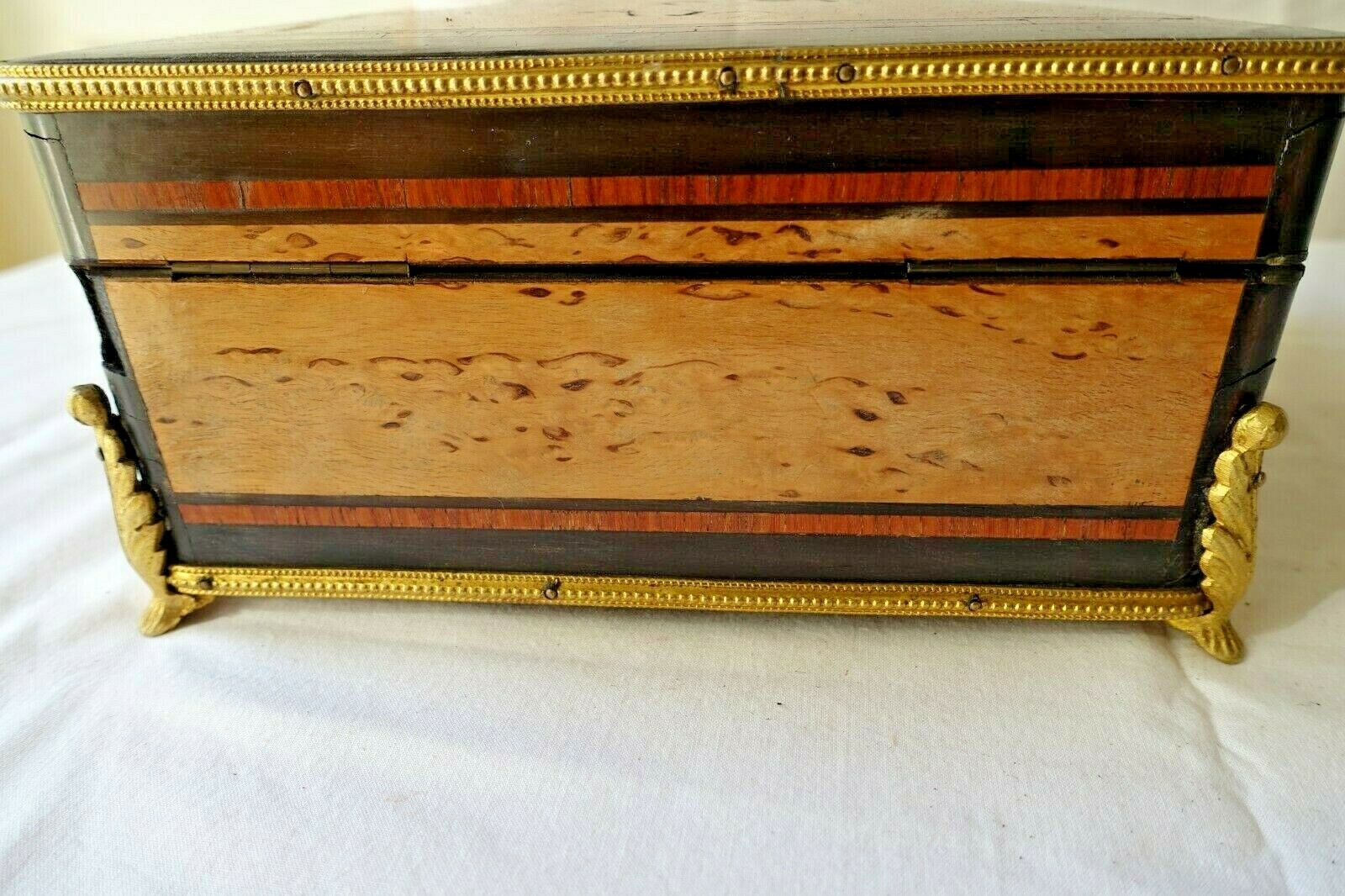 Handkerchief box XIX marquetry Boulle