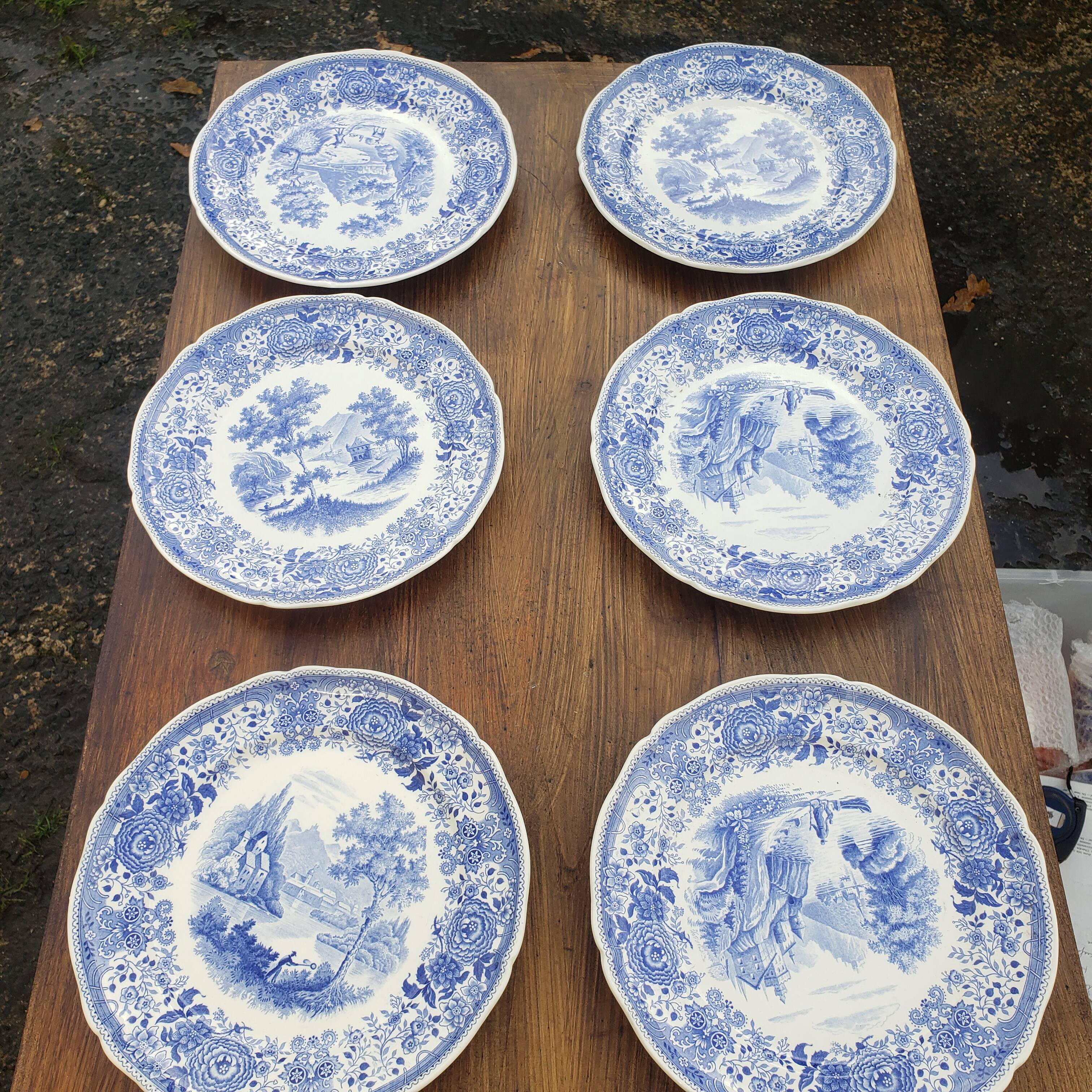 24 flat plates Villeroy and Boch model Bungerland