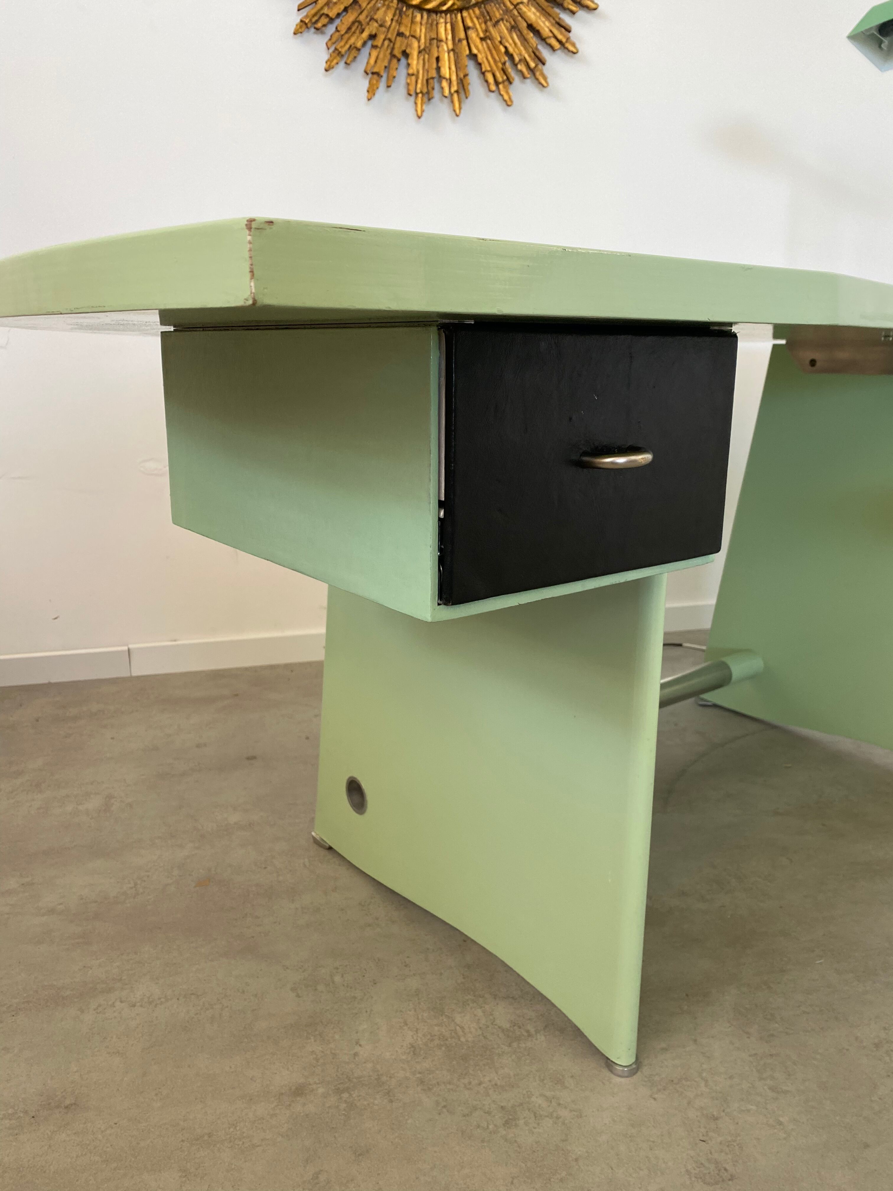 Bureau vintage en bois année 70