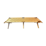 Army camp bed - daybed - jute braiding