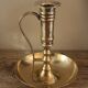 Cellar Rat candle holder brass high binet rings