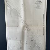 Indian Ocean Ceylon East Coast Nautical Map