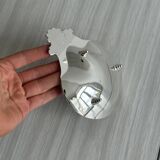 porte savon ou porte bijoux en métal brillant