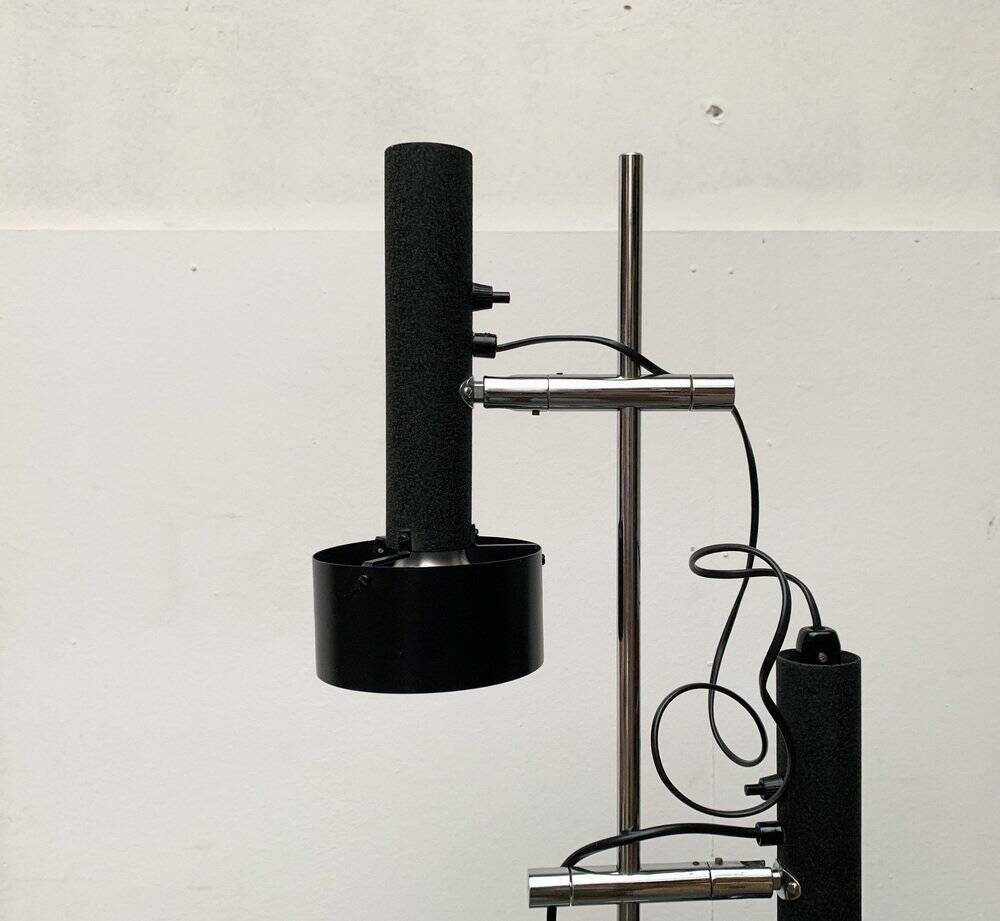 Mid-century minimalist floor lamp by Edi Franz for Swisslamps International.