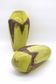 Set 2 Rare Ovoid Vase signed FT Legras Art deco glass panel 1930