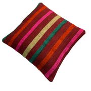 Vintage turkish kilim cushion cover 40x40cm