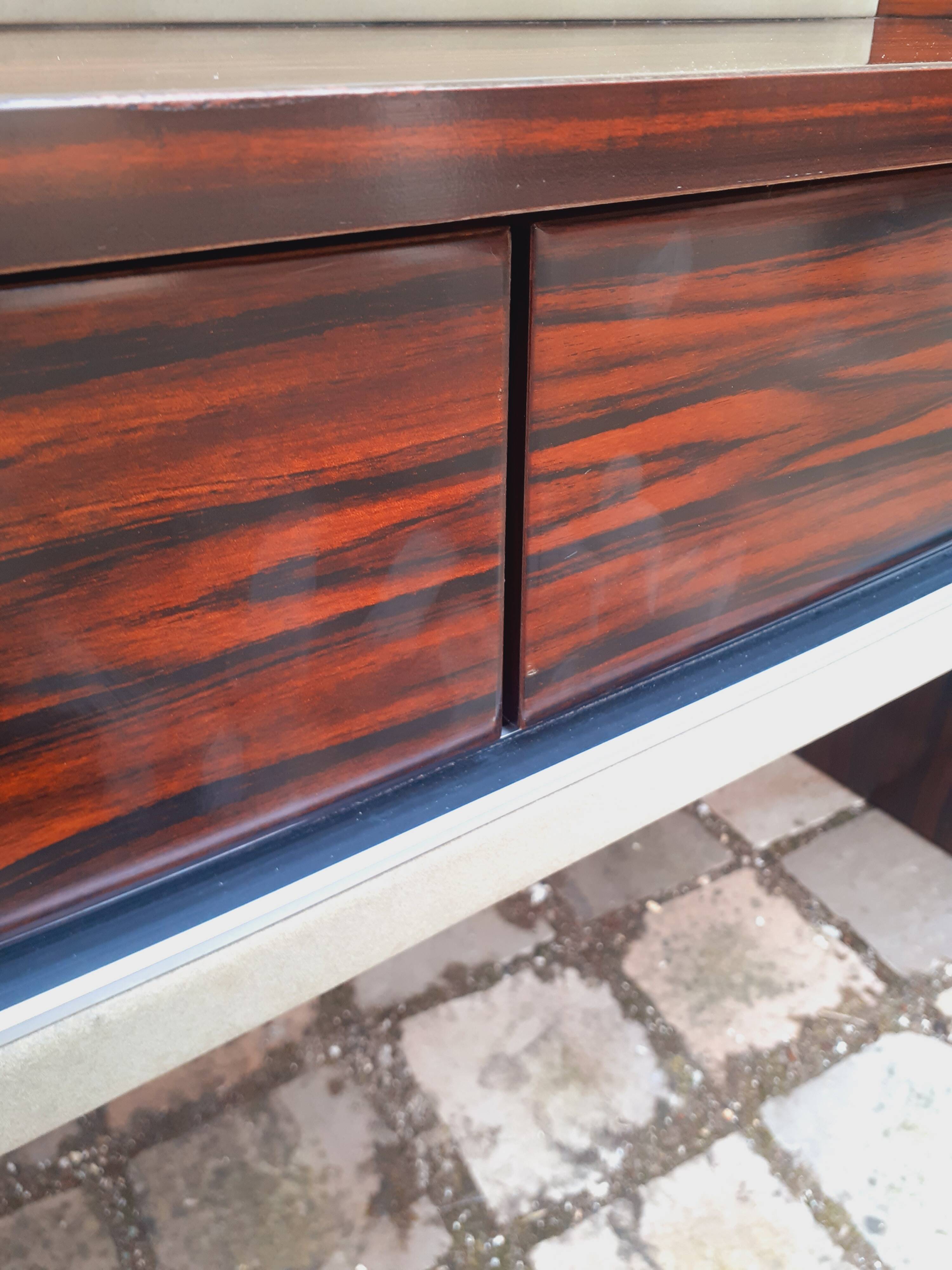 Rosewood console table, 1970s
