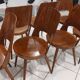 Set of 8 Baumann Bistrot chairs, Mondor model, vintage 1970s