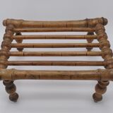 Bamboo imitation footrest