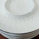 Service of 6 artichoke plates - Pillivuyt porcelain