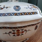 Large antique soup tureen Gien