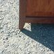 Parisian sideboard in oak and walnut 2 doors 2 drawers from the 20s