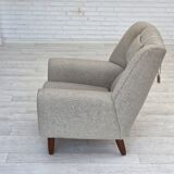 1960s, Danish design by Kurt Østervig, armchair model 61, wool, teak.