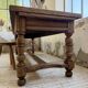 Solid oak drapery farmhouse table 2m5 XL