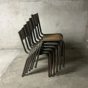 Set of 6 school chairs