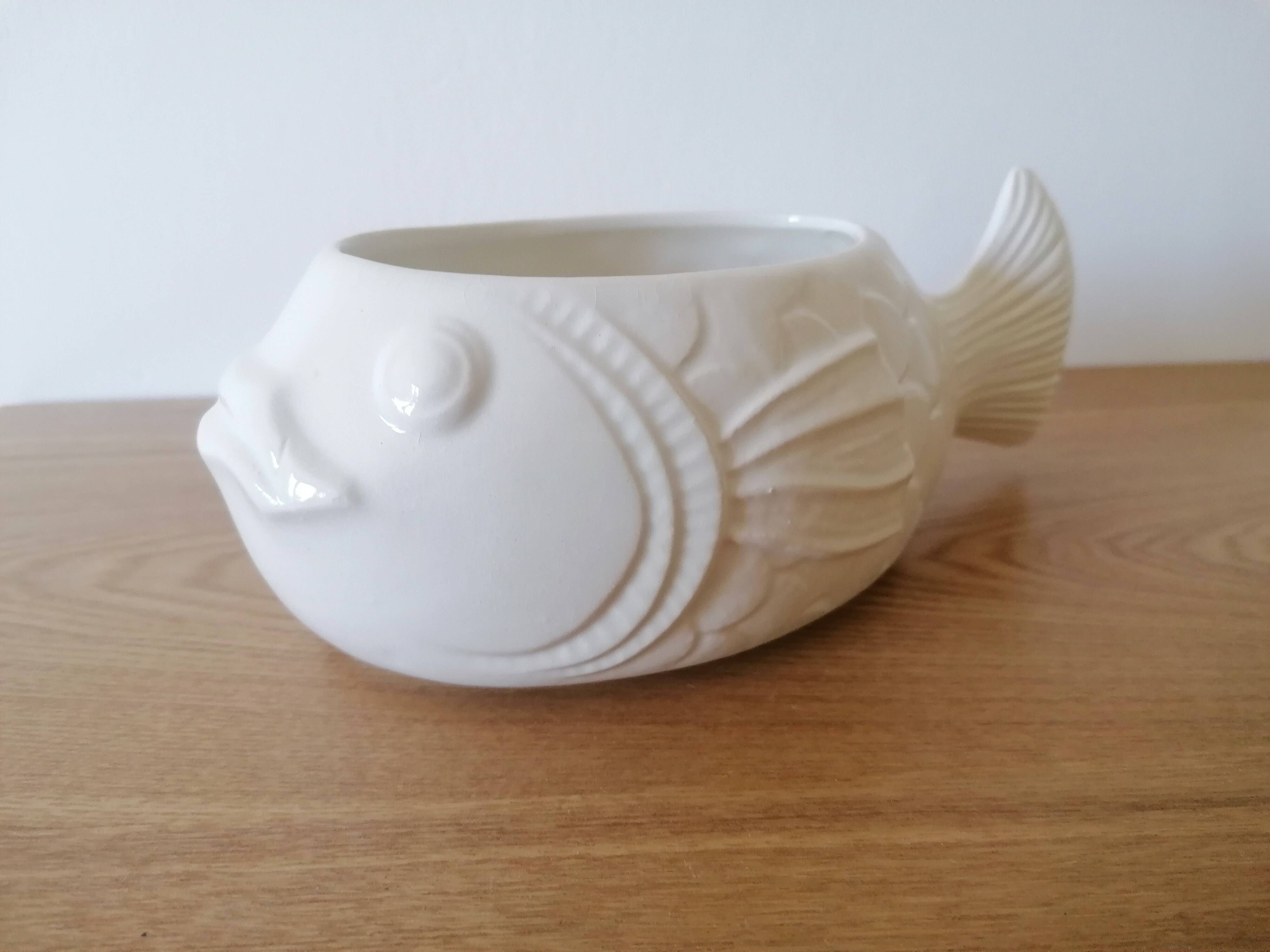 Saucière Sarreguemines forme de poisson