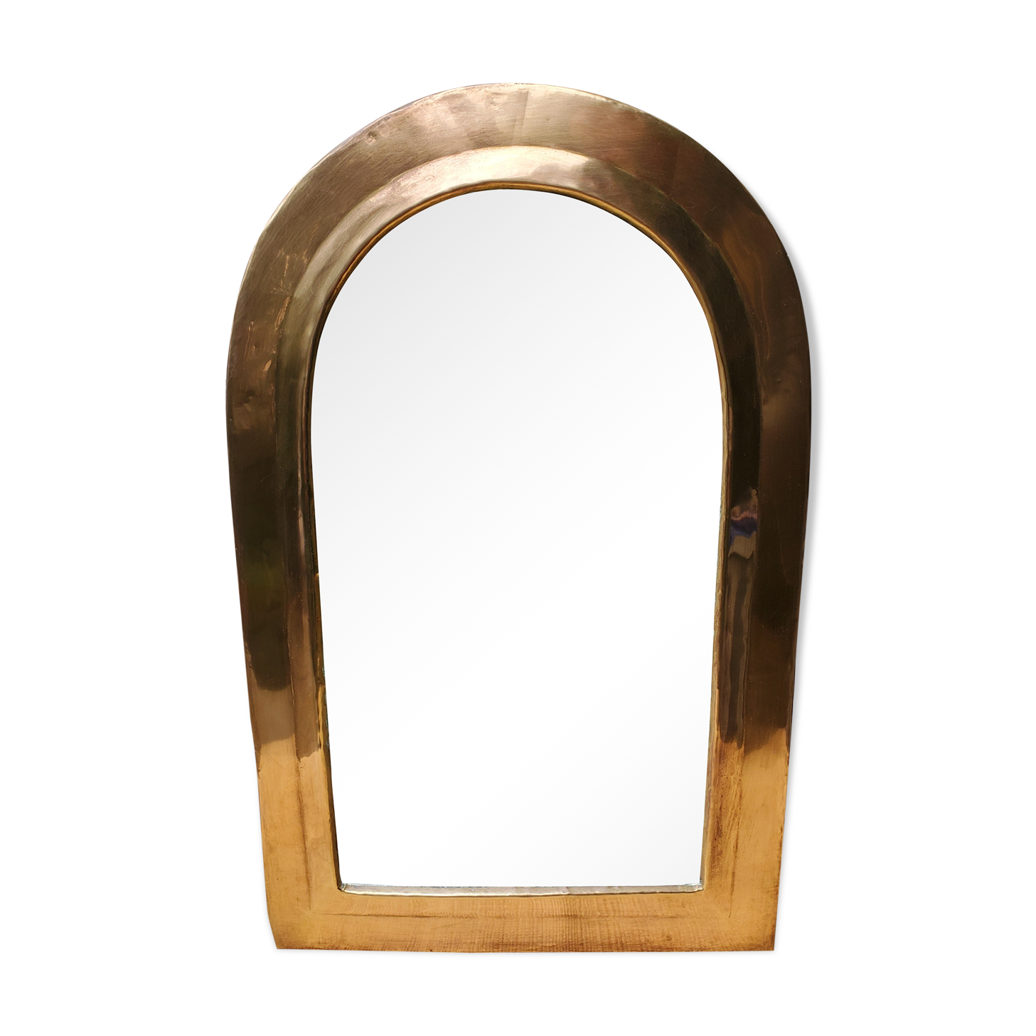 Brass mirror 45x29cm