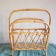 Magazine rack Vintage rattan