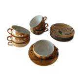 Fine porcelain tea service from Japan