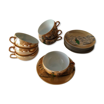 Fine porcelain tea service from Japan