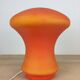 Atomic mushroom lamp orange glass 70's