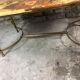 Coffee table in brass and onyx vintage 1960