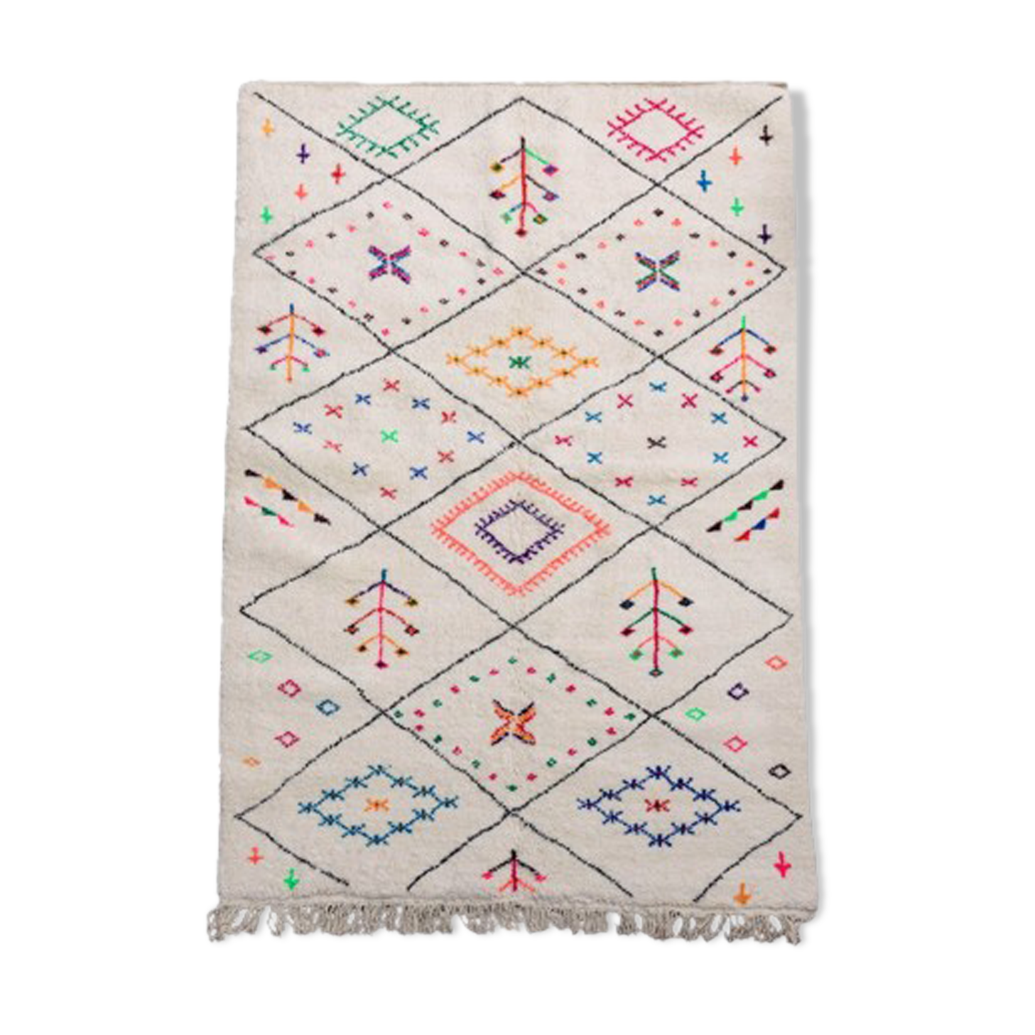 Berber carpet style azilal 185x280 cm