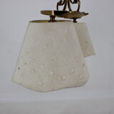 1970s italian brass pendant light