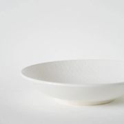 Round presentation plate Salins, design, white, 1960