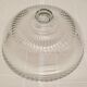 Old cheese or glass cake bell with its tray