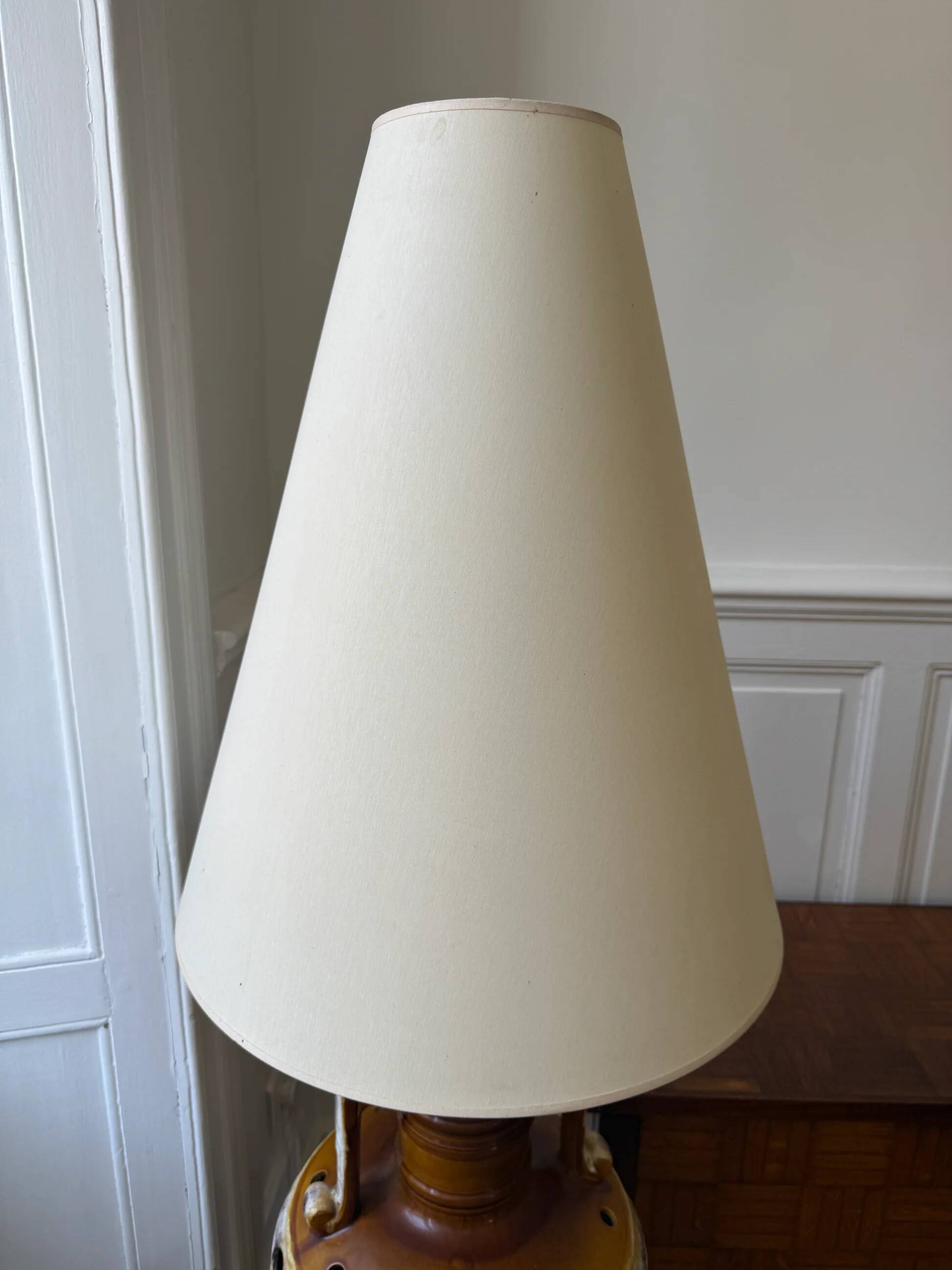 Ceramic sun lamp – Fat Lava Mid century - 60s/70s
