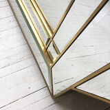 Italian design milked gold mirror