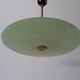 Suspension Art Déco en verre vert, années 1940, Allemagne