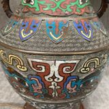 Lampe cloisonnée